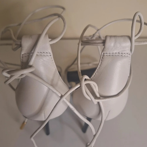Reiss Kali High leather wrap heels SZ EU  41 - Picture 7 of 13